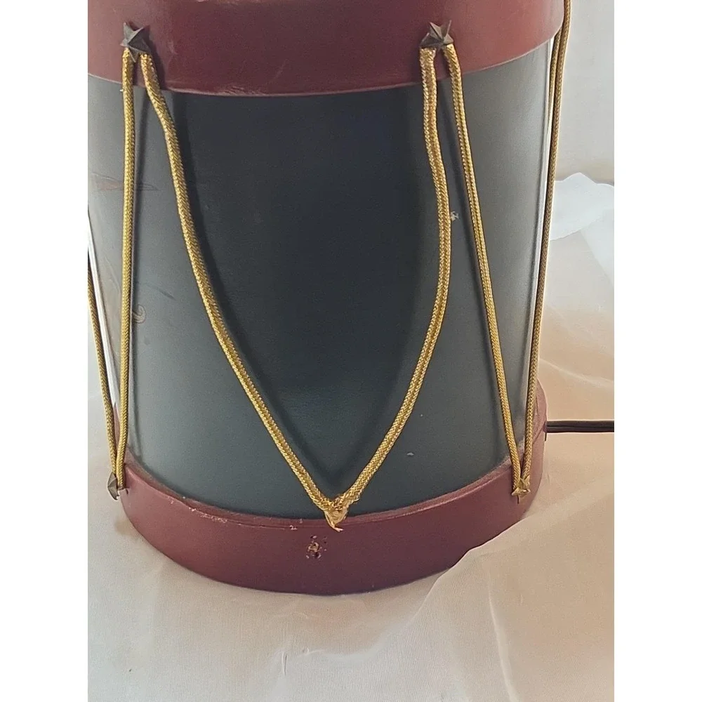 VTG Handmade 1940s Drum Lamp Great Seal of America Tested‎ Working